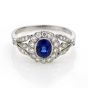 Sapphire & Diamond Ring - 00020781 | Heming Diamond Jewellers | London