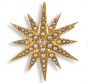 Victorian Pearl and Diamond Star Brooch - 02022608 | Heming Diamond Jewellers | London