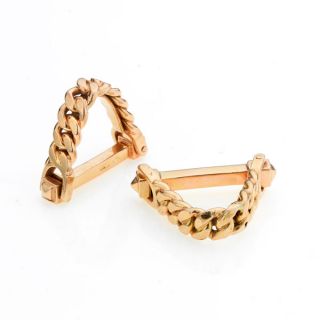 18ct Gold Cufflinks - 02018737 | Heming Diamond Jewellers | London
