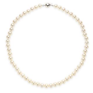 7 - 7.5mm Pearl Necklace - 02020387 | Heming Diamond Jewellers | London
