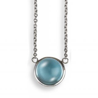 Blue Topaz Necklace - 00025029 | Heming Diamond Jewellers | London