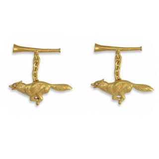 Fox & Horn Cufflinks - 00021746 | Heming Diamond Jewellers | London