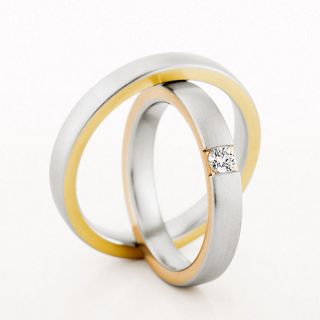 Pair of 18ct 3.5mm Wedding Rings by Christian Bauer - 00019166 | Heming Diamond Jewellers | London