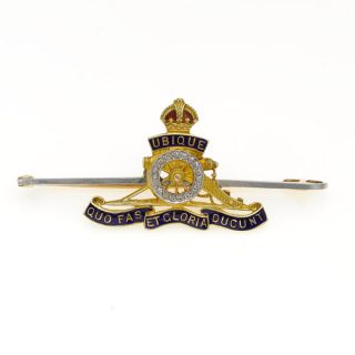 Royal Artilery Brooch - 02020659 | Heming Diamond Jewellers | London