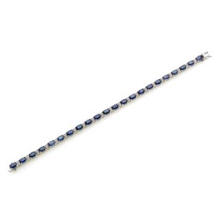 Sapphire & Diamond Bracelet - 00021476 | Heming Diamond Jewellers | London