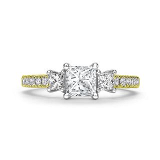 BLAKE - TRILOGY COLLECTION - BLAKE - THREE STONE DIAMOND RING | Heming Diamond Jewellers | London