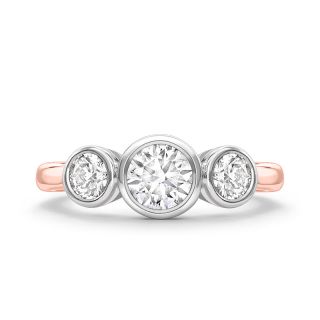 ROSSETTI - TRILOGY COLLECTION - ROSSETTI - THREE STONE DIAMOND RING | Heming Diamond Jewellers | London