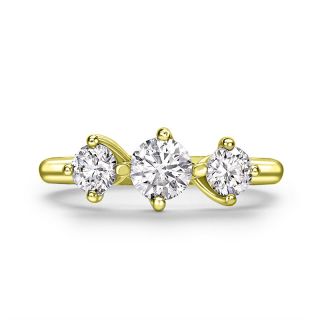 TENNYSON - TRILOGY COLLECTION - TENNYSON - THREE STONE DIAMOND RING | Heming Diamond Jewellers | London