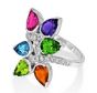 Multi gemstone and Diamond Ring - 02023586 | Heming Diamond Jewellers | London