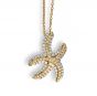 Diamond Starfish Pendant - 02022256 | Heming Diamond Jewellers | London